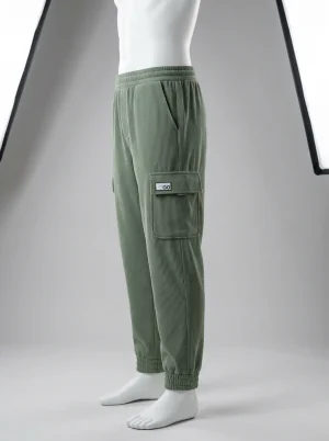 Pantalon velours jogging homme urbain quotidien - Vue 1 - Pantalon velours