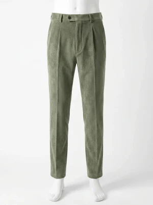 Pantalon velours laine hiver homme taille élastique chic - Vue 1 - Pantalon velours
