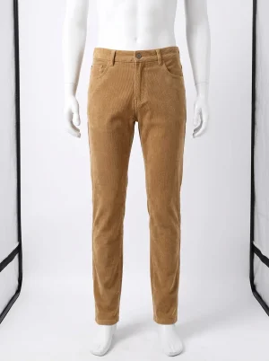 Pantalon velours regular homme quotidien allure urbaine - Vue 1 - Pantalon velours