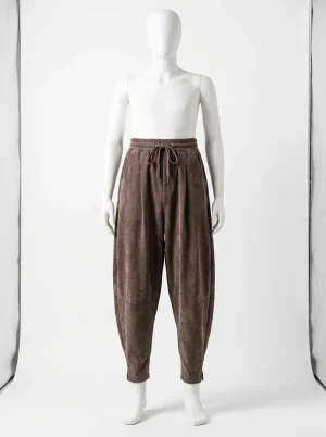 Pantalon velours sarouel homme ample grande taille décontracté - Vue 1 - Pantalon velours