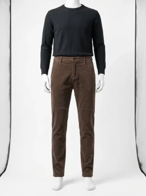 Pantalon velours stretch homme hiver doublé chaud business - Vue 1 - Pantalon velours