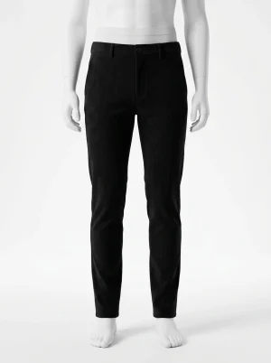 Pantalon velours stretch slim fit homme business élégant - Vue 1 - Pantalon velours
